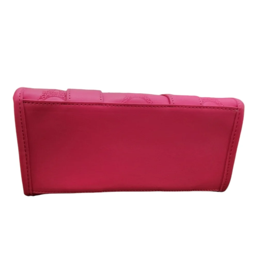 Betsey Johnson Pink Eiffel Tower Crossbody Bag - Picture 10 of 11